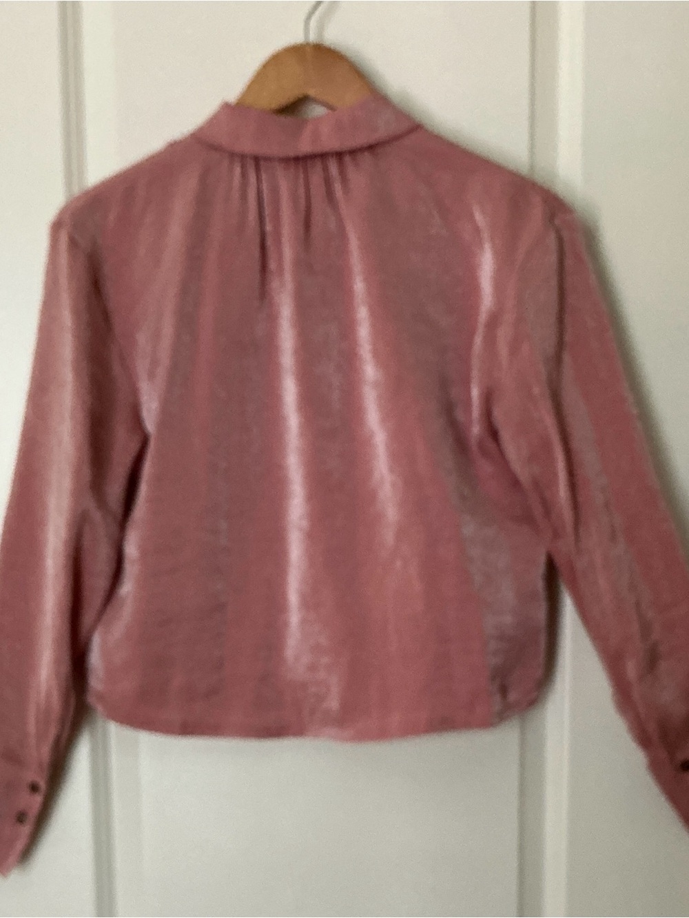 Beautiful dusty rose colored blouse  Pilcro ( anthropology) sz S - Picture 4 of 11